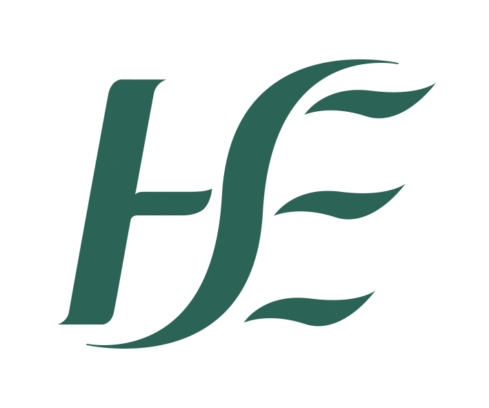 Graphic of the HSE logo which is in green writing and has a half of a H and a squiggle in the middle with three horizontal strokes.