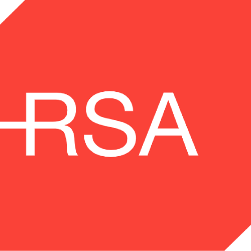 Graphic of the RSA logo which is a red square with white writing saying RSA in capital letters.